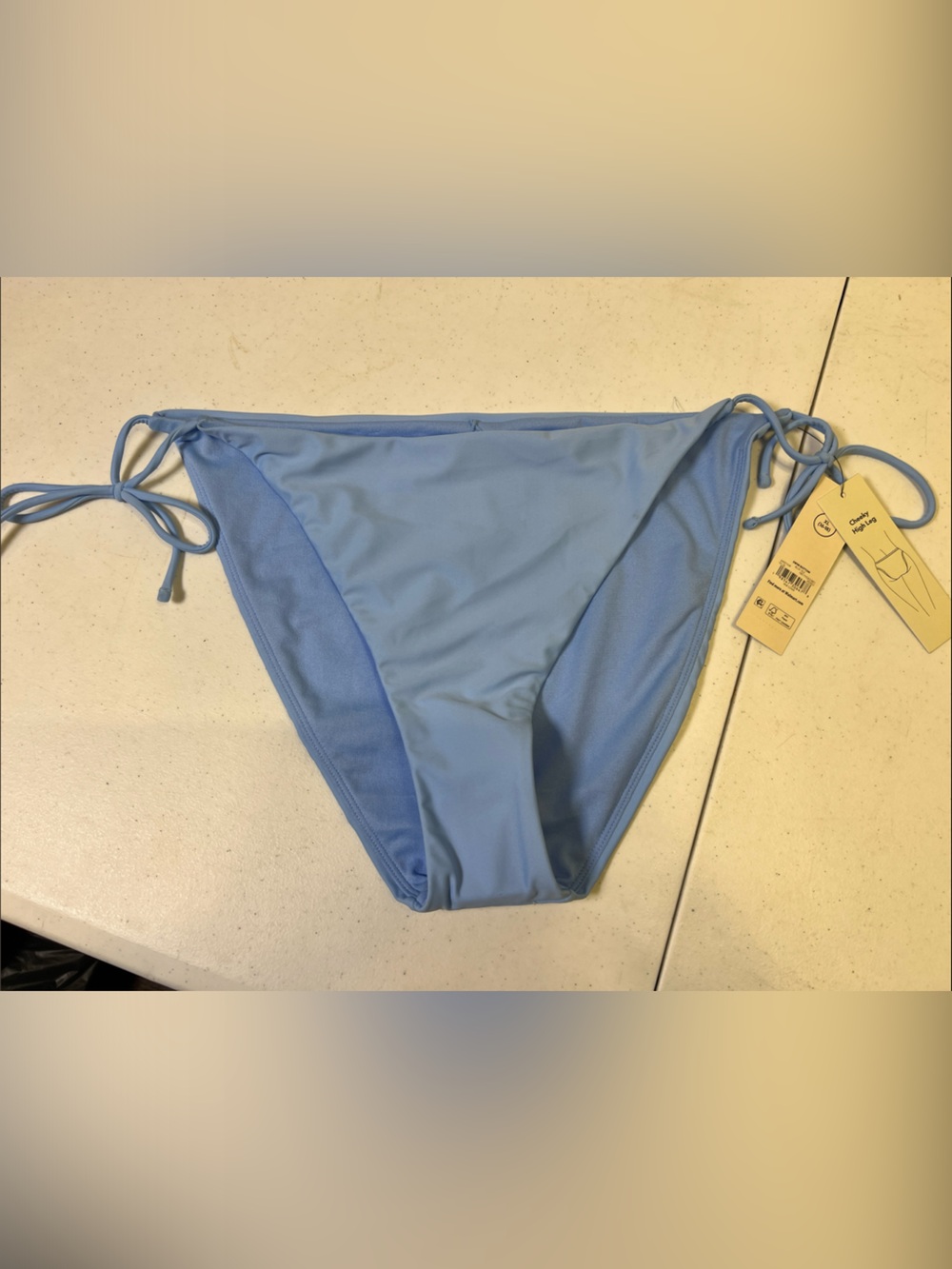 Light Blue Women’s Bikini Bottom with Side Ties